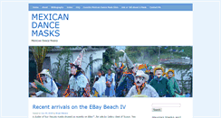 Desktop Screenshot of mexicandancemasks.com